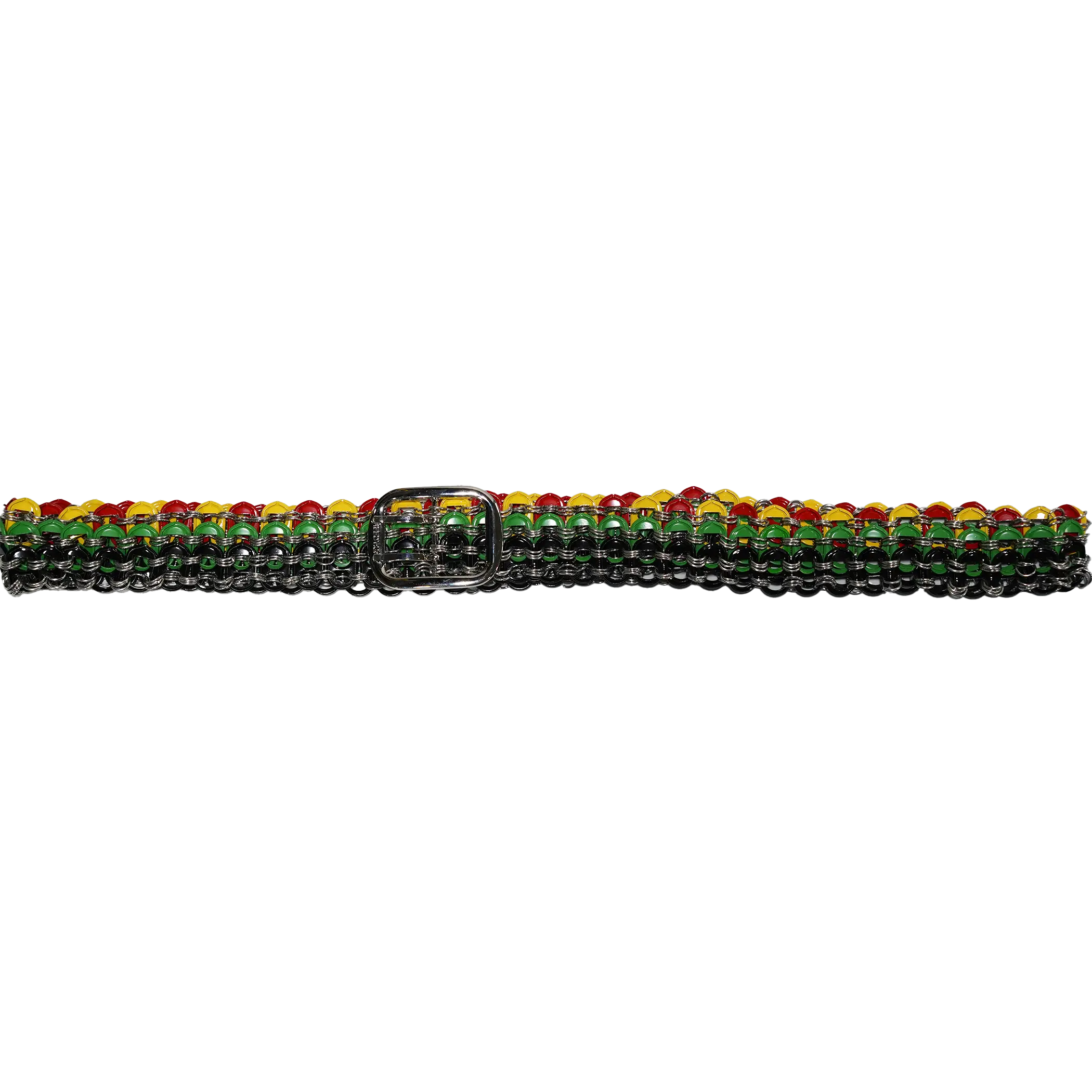 RASTA BOTTLE TAB BELT