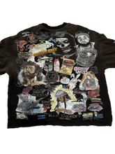 Load image into Gallery viewer, BLACK ALL-OVER PRINT LONG-SLEEVE
