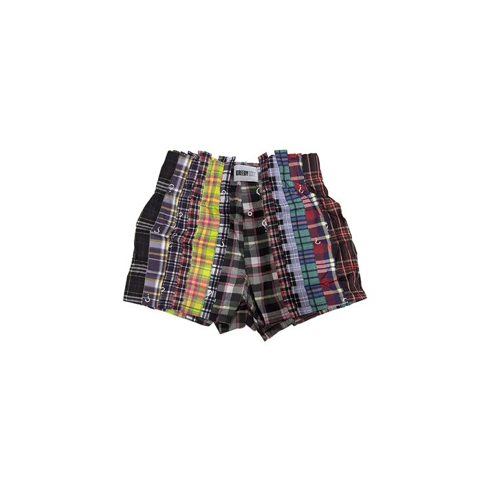 WHAT THE ? PLAID BOXERS